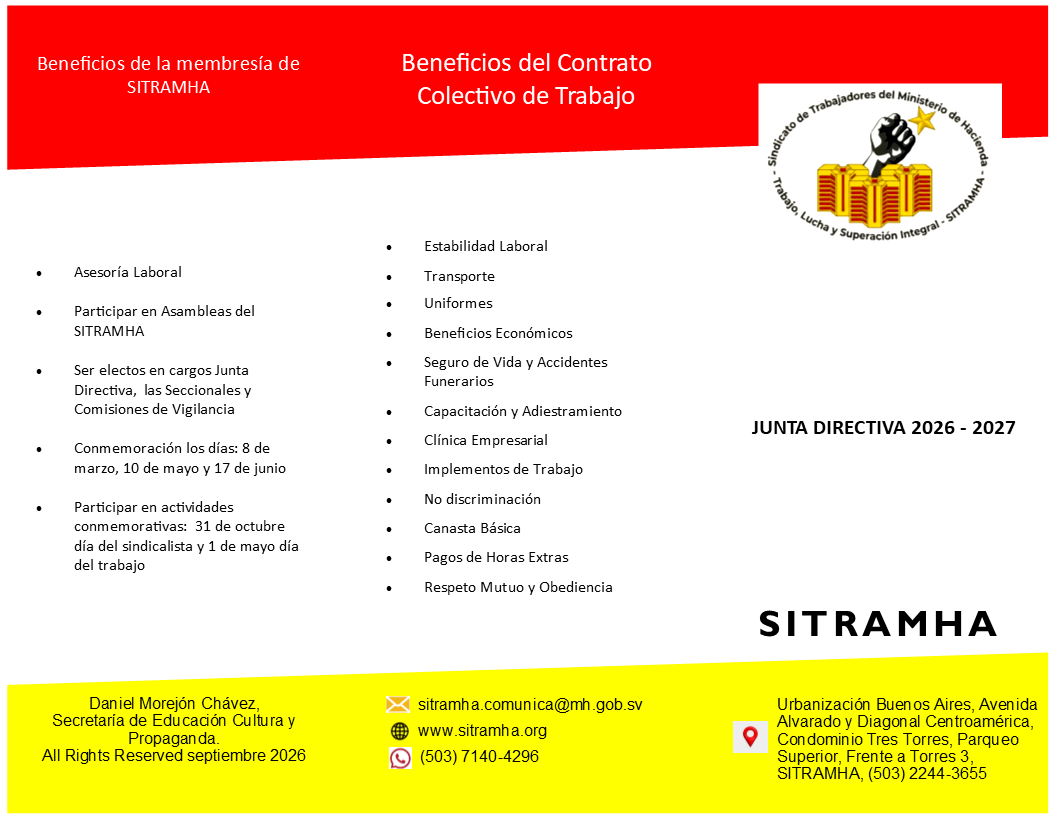 Beneficios de ser SITRAMHA